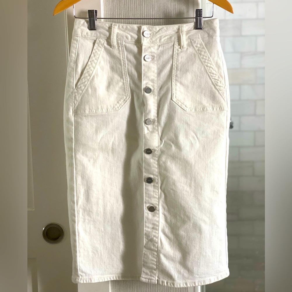 Paige denim white skirt. Size 26